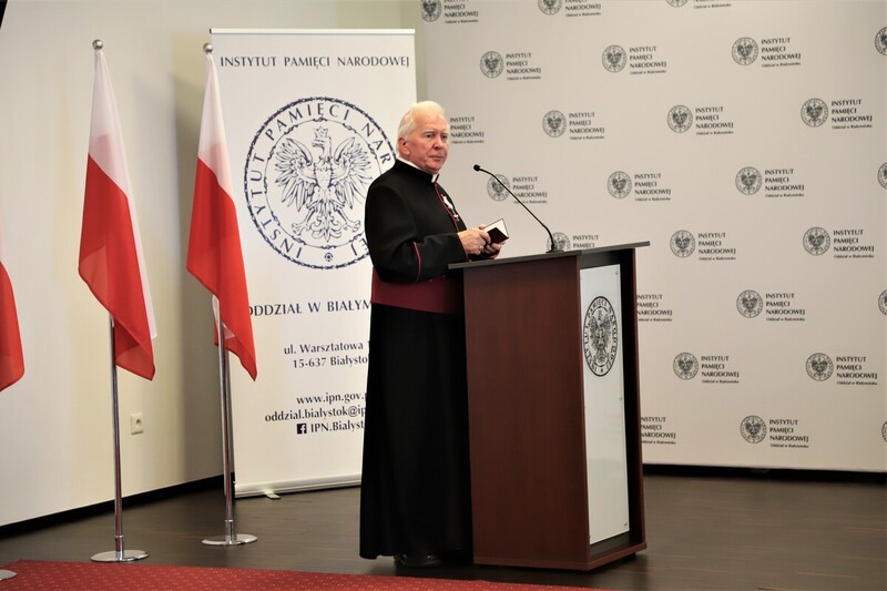 The ceremony of presenting Crosses of Freedom and Solidarity — Białystok, 22 June 2022; photo: Natalia Krzywicka
