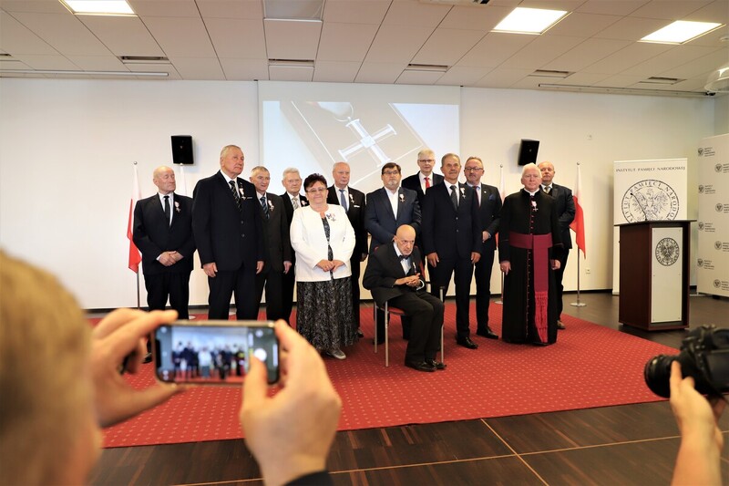 The ceremony of presenting Crosses of Freedom and Solidarity — Białystok, 22 June 2022; photo: Natalia Krzywicka