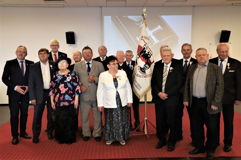 The ceremony of presenting Crosses of Freedom and Solidarity — Białystok, 22 June 2022; photo: Natalia Krzywicka