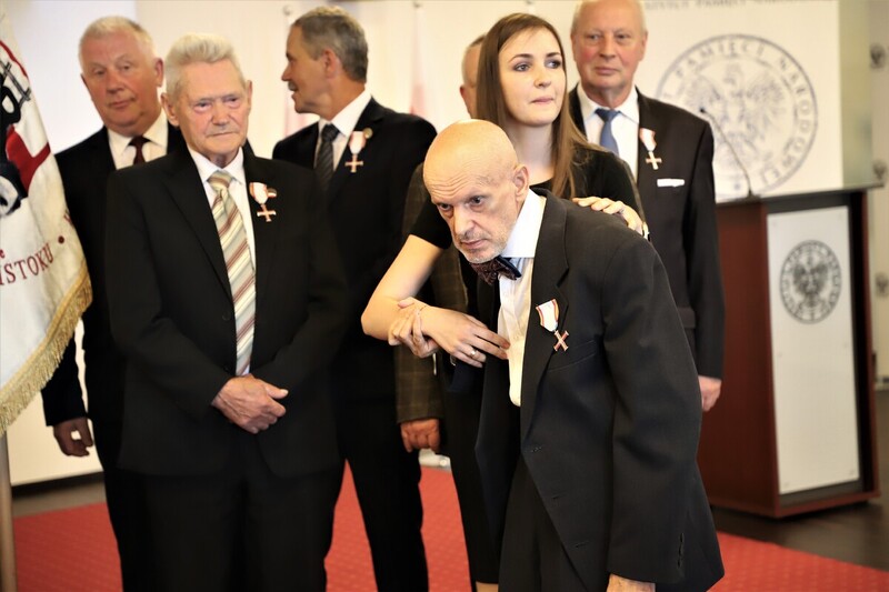 The ceremony of presenting Crosses of Freedom and Solidarity — Białystok, 22 June 2022; photo: Natalia Krzywicka