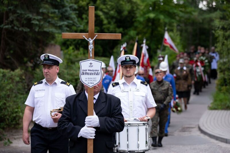 The funeral of the late Cpt. Władysław Dobrowolski, 29 June 2022; Gdańsk; Photo: Mikołaj Bujak IPN