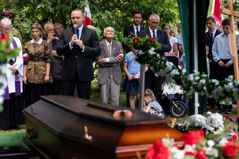 The funeral of the late Cpt. Władysław Dobrowolski, 29 June 2022; Gdańsk; Photo: Mikołaj Bujak IPN