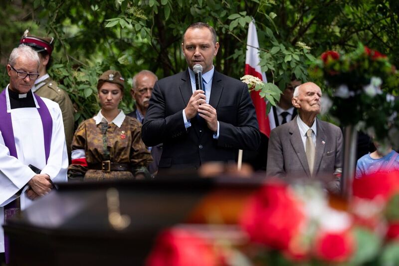 The funeral of the late Cpt. Władysław Dobrowolski, 29 June 2022; Gdańsk; Photo: Mikołaj Bujak IPN