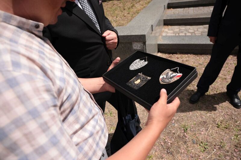 The Deputy President of the IPN paid tribute to the victims of the Volhynia Massacre, Ostrówki; 9 July 2022 Photo: Mikołaj Bujak IPN