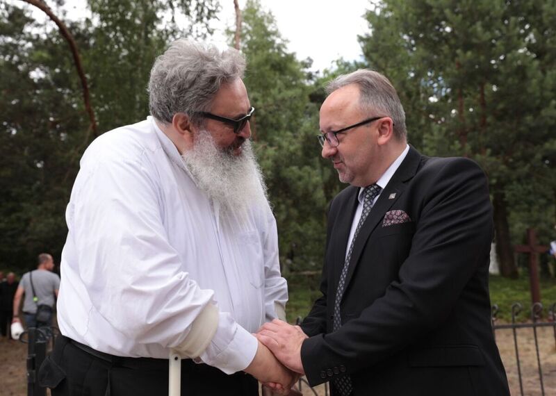 The Deputy President of the IPN paid tribute to the victims of the Volhynia Massacre, Ostrówki; 9 July 2022 Photo: Mikołaj Bujak IPN