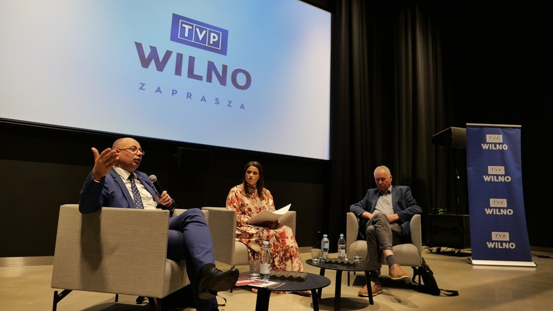 A discussion following the premiere of the film "Ponary. Odmiana przez przypadki” , Vilnius, 10 July 2022