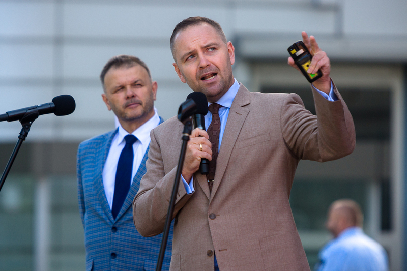 20 July 2022 press briefing of the IPN President Karol Nawrocki