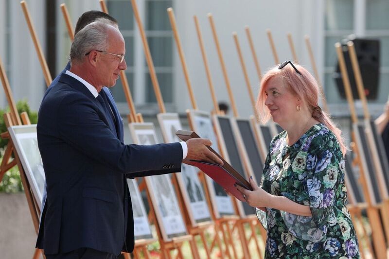 The ceremony of handing out identification notes to family members of 30 victims of totalitarian regimes - Warsaw, 22 June 2022