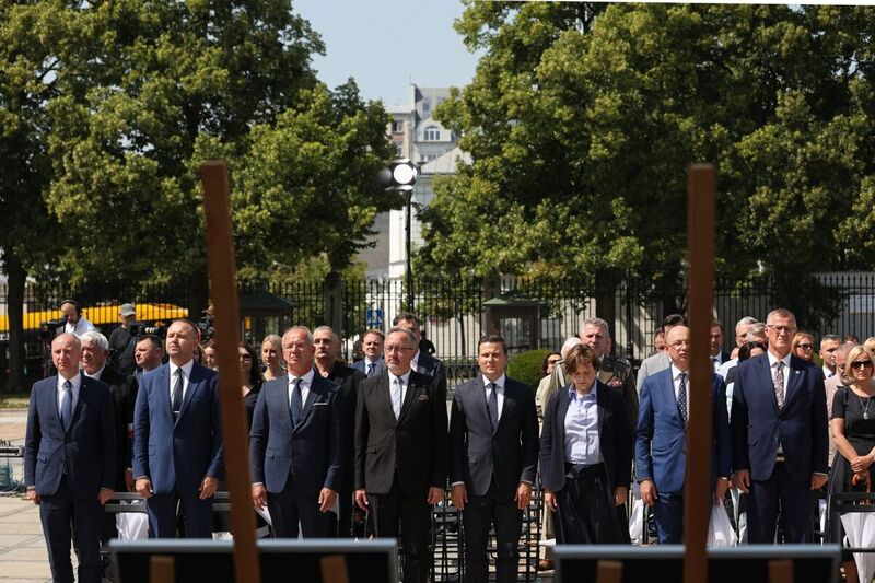 The ceremony of handing out identification notes to family members of 30 victims of totalitarian regimes - Warsaw, 22 June 2022