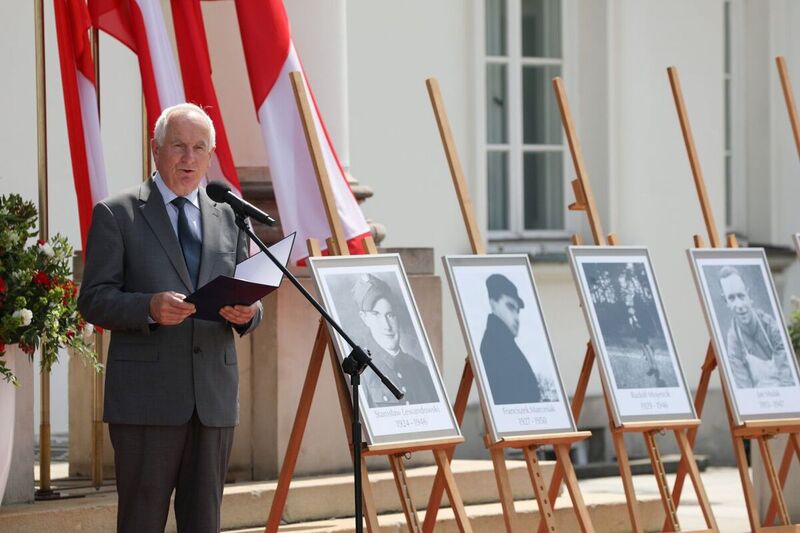 The ceremony of handing out identification notes to family members of 30 victims of totalitarian regimes - Warsaw, 22 June 2022