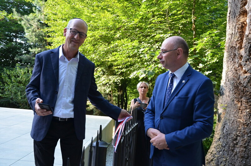 A commemoration of the local Jewish community at the former execution site in the Wolica Forest on the 80th anniversary of the beginning of the liquidation of the Dębica ghetto
