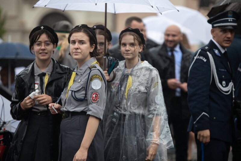 Ceremonies in honor of the Warsaw Uprising insurgents on Krasinski Square - Warsaw, 32 July 2022; Photo: Sławek Kasper IPN