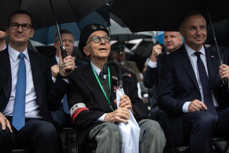 Ceremonies in honor of the Warsaw Uprising insurgents on Krasinski Square - Warsaw, 32 July 2022; Photo: Sławek Kasper IPN