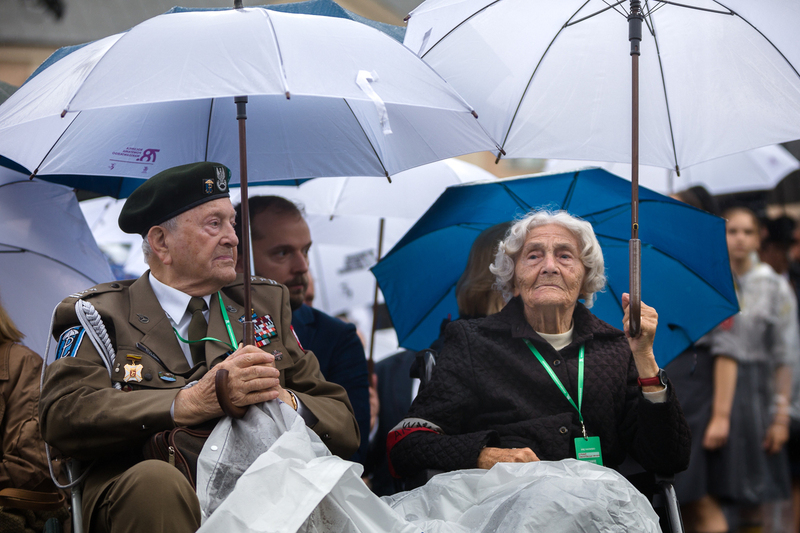 Ceremonies in honor of the Warsaw Uprising insurgents on Krasinski Square - Warsaw, 32 July 2022; Photo: Sławek Kasper IPN