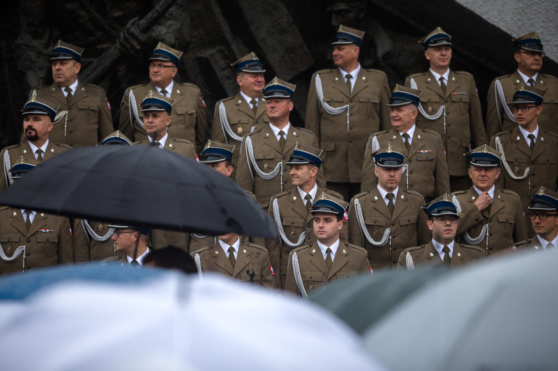 Ceremonies in honor of the Warsaw Uprising insurgents on Krasinski Square - Warsaw, 32 July 2022; Photo: Sławek Kasper IPN