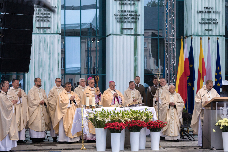 Ceremonies in honor of the Warsaw Uprising insurgents on Krasinski Square - Warsaw, 32 July 2022; Photo: Sławek Kasper IPN