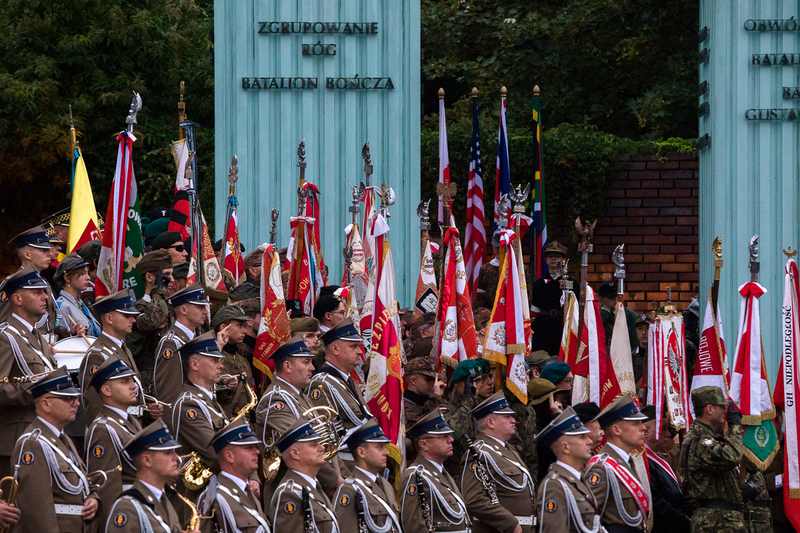 Ceremonies in honor of the Warsaw Uprising insurgents on Krasinski Square - Warsaw, 32 July 2022; Photo: Sławek Kasper IPN