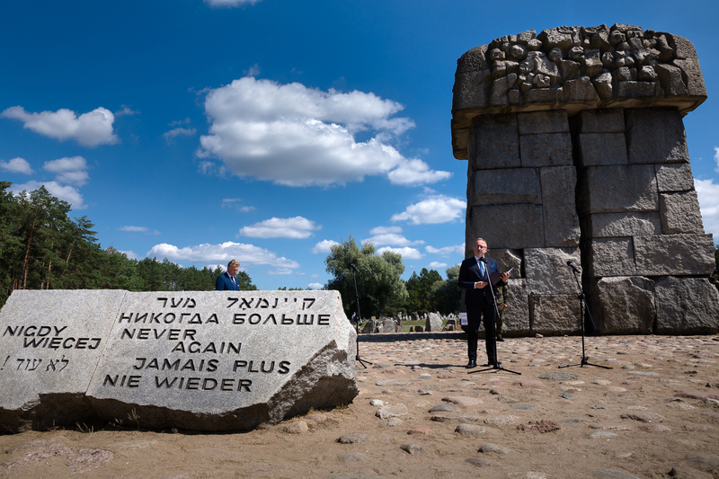 79th anniversary of the rebellion of Treblinka II death camp prisoners – 2 August 2022; Photo: Sławek Kasper IPN
