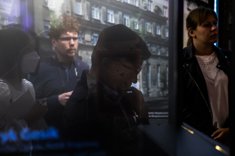 Representatives of the NKHR at the IPN Memorial Chamber in Strzelecka Street. Photo: Sławek Kasper (IPN)