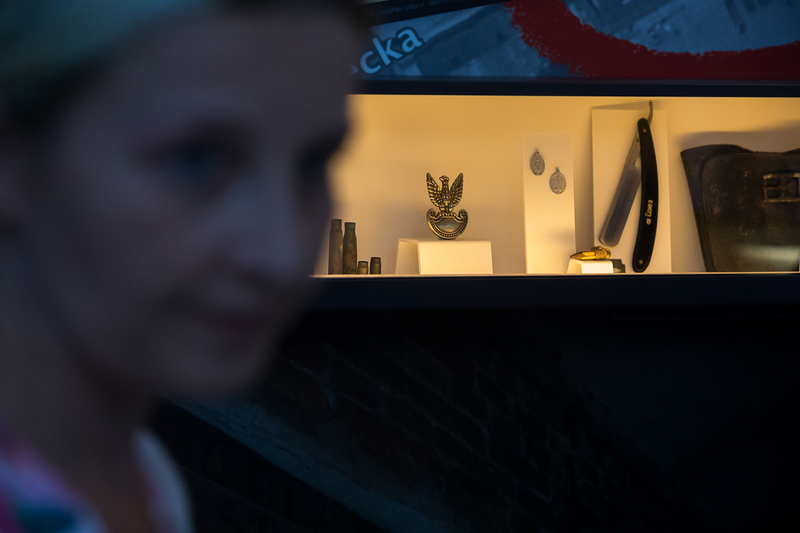 Representatives of the NKHR at the IPN Memorial Chamber in Strzelecka Street. Photo: Sławek Kasper (IPN)