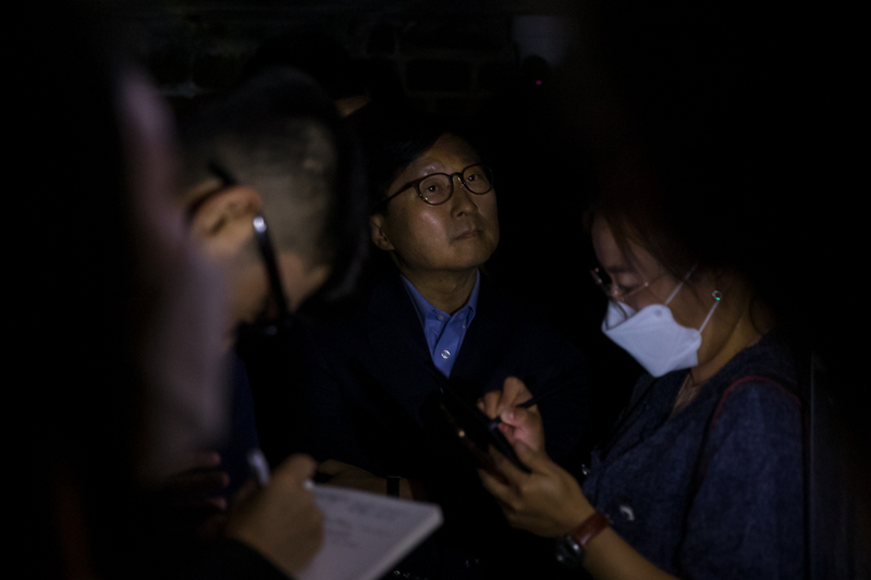 Representatives of the NKHR at the IPN Memorial Chamber in Strzelecka Street. Photo: Sławek Kasper (IPN)