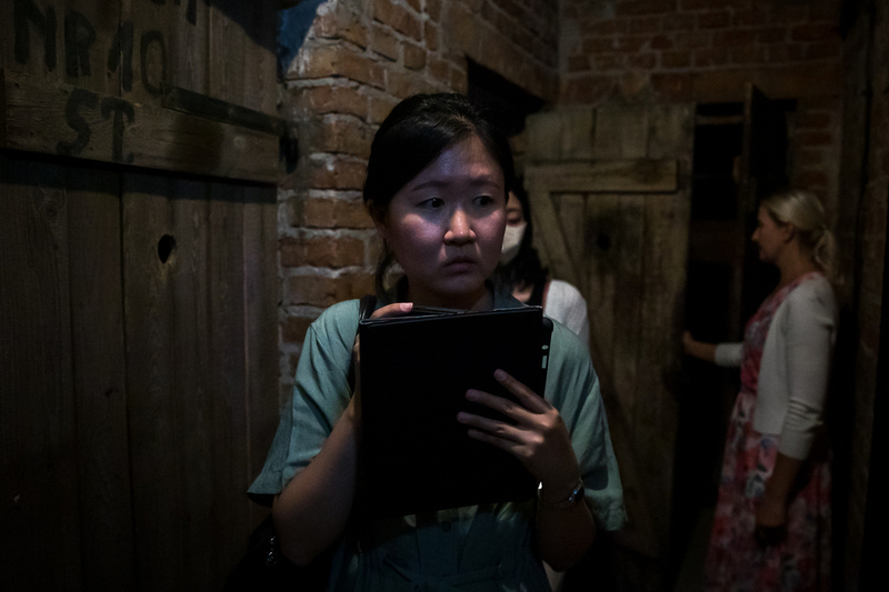 Representatives of the NKHR at the IPN Memorial Chamber in Strzelecka Street. Photo: Sławek Kasper (IPN)