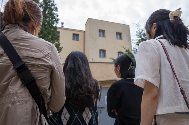 Representatives of the NKHR at the Museum of Cursed Soldiers and Political Prisoners. Photo: Sławek Kasper (IPN)