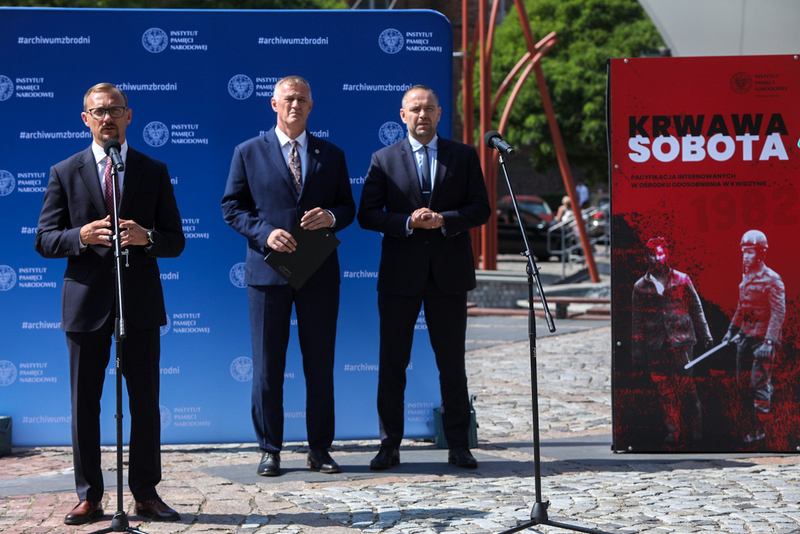 Press conference of the IPN President – Kwidzyn, 14 August 2022. Photo: Sławek Kasper (IPN)