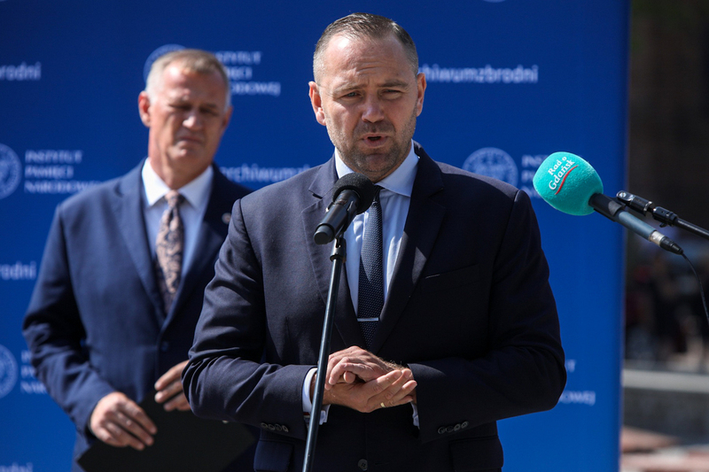 Press conference of the IPN President – Kwidzyn, 14 August 2022. Photo: Sławek Kasper (IPN)