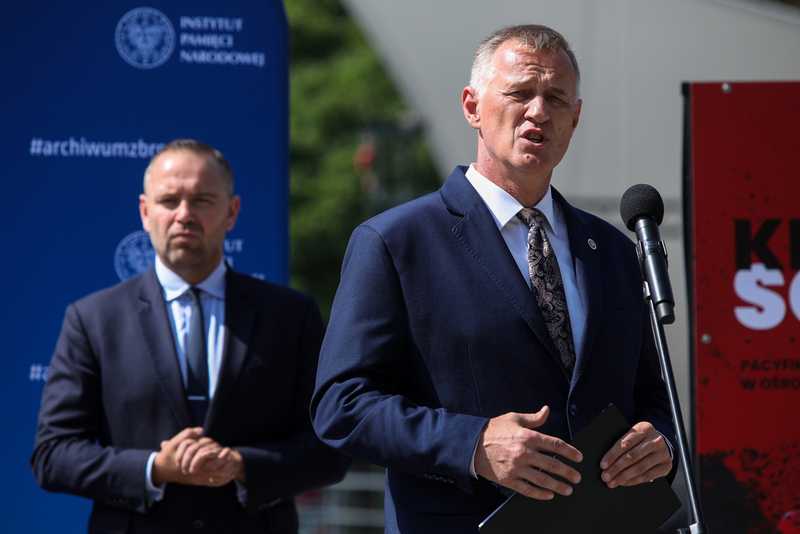 Press conference of the IPN President – Kwidzyn, 14 August 2022. Photo: Sławek Kasper (IPN)