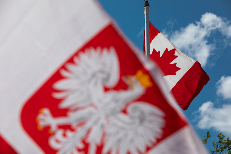 Paying tribute to Canadian soldiers and commemorating officers and sailors of ORP Ślązak