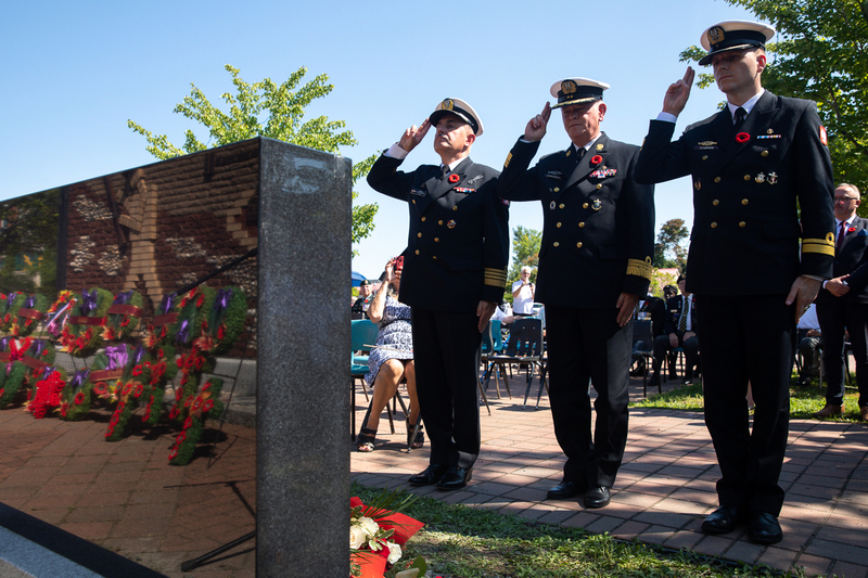 Paying tribute to Canadian soldiers and commemorating officers and sailors of ORP Ślązak