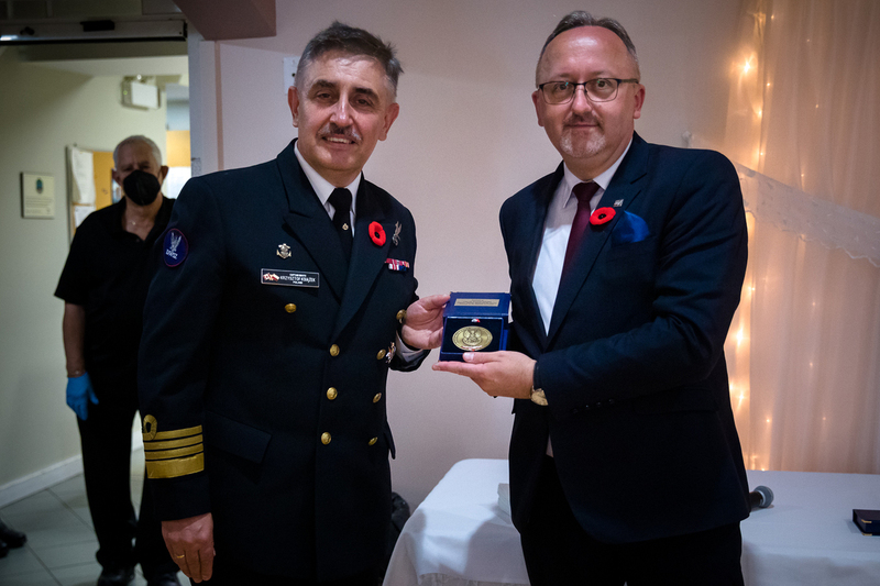 Paying tribute to Canadian soldiers and commemorating officers and sailors of ORP Ślązak