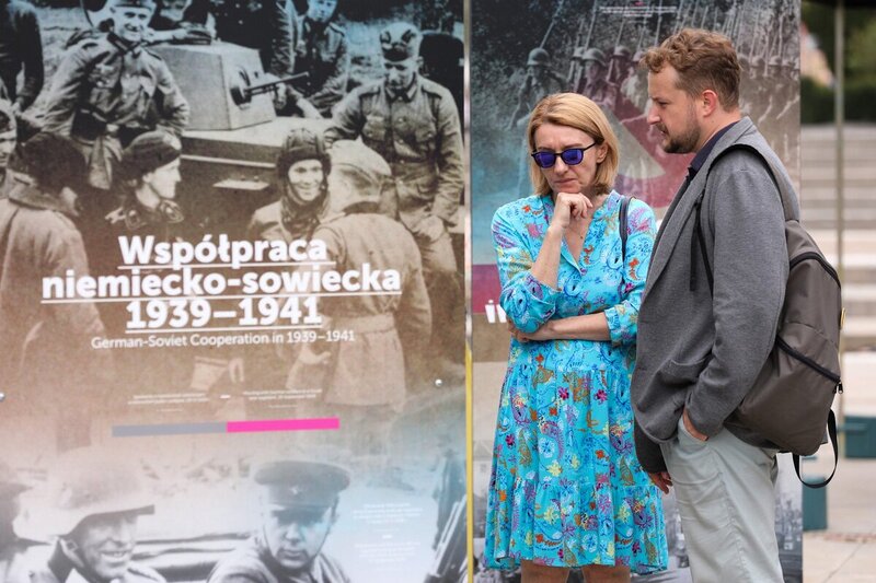 The opening of the IPN "Pact of Criminals" exhibition, Warsaw 22 August 2022