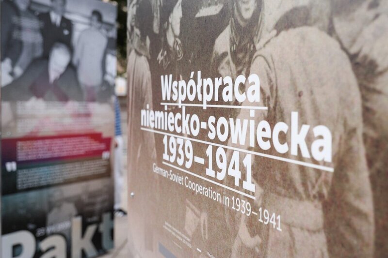 The opening of the IPN "Pact of Criminals" exhibition, Warsaw 22 August 2022