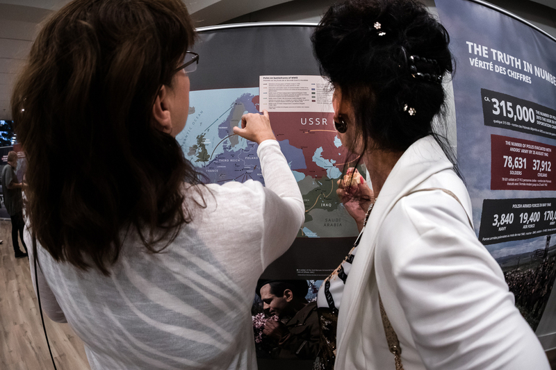 The opening of the "Trails of Hope. The Odyssey of Freedom" exhibition in Canada - Mississauga, 22 August 2022