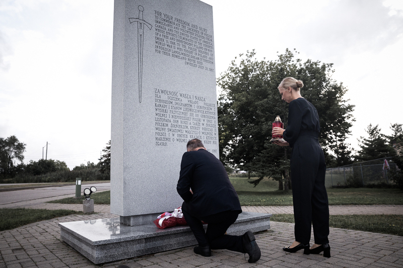 The opening of the "Trails of Hope. The Odyssey of Freedom" exhibition in Canada - Mississauga, 22 August 2022