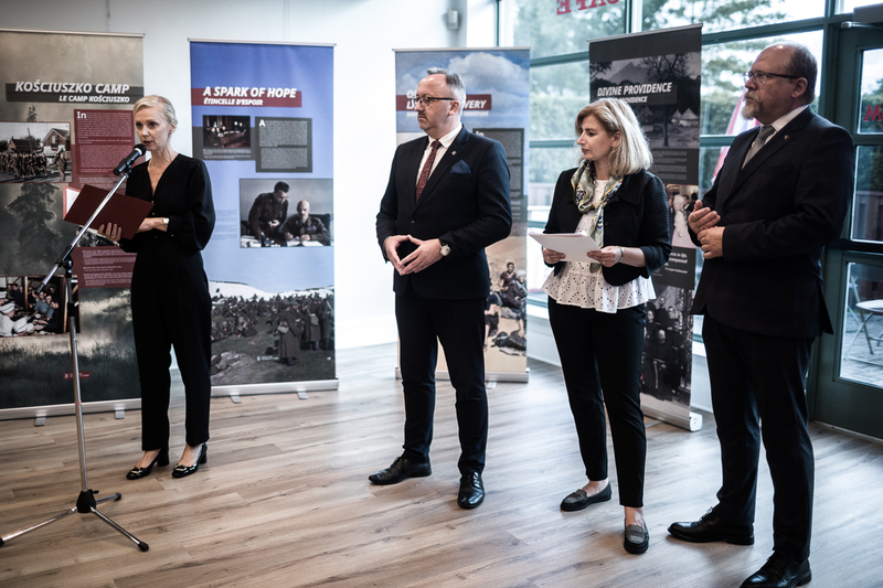 The opening of the "Trails of Hope. The Odyssey of Freedom" exhibition in Canada - Mississauga, 22 August 2022