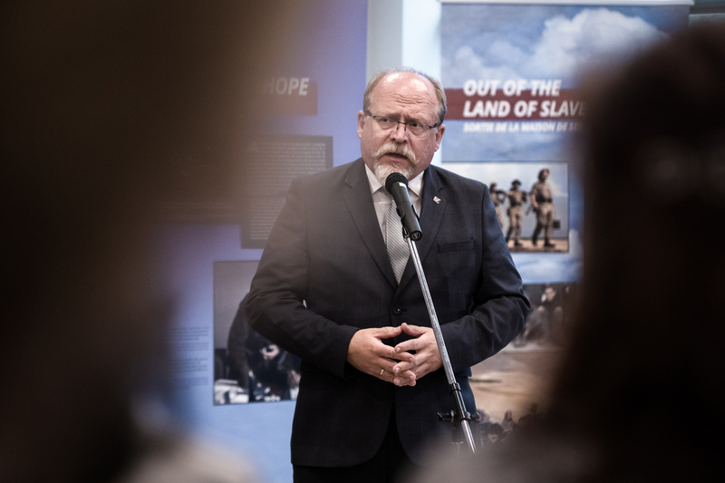 The opening of the "Trails of Hope. The Odyssey of Freedom" exhibition in Canada - Mississauga, 22 August 2022