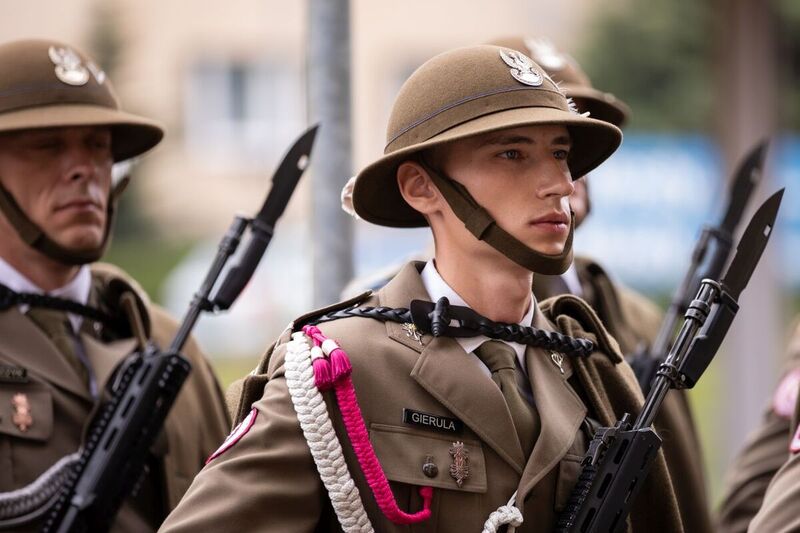 The commemoration of the defenders of the tunnel and railway station near Jabłonków (Czech Republic), 23 August 2022; Photo: Mikołaj Bujak IPN