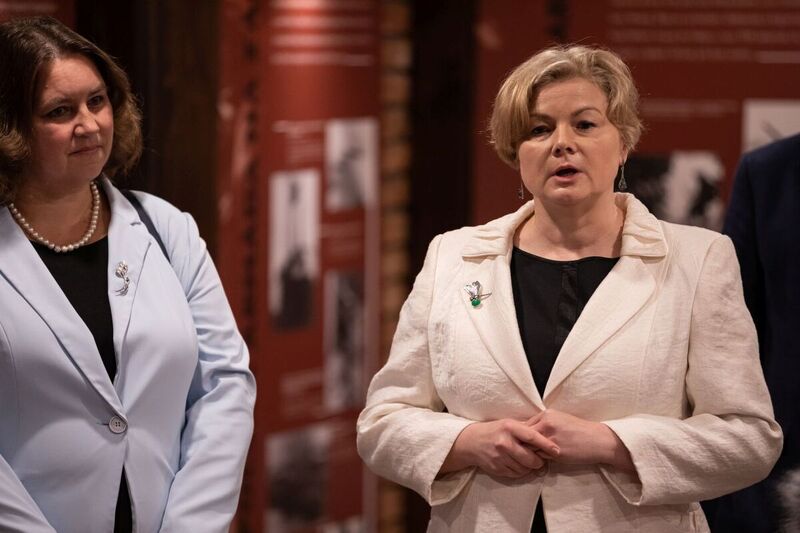 The commemoration of the defenders of the tunnel and railway station near Jabłonków (Czech Republic), 23 August 2022; Photo: Mikołaj Bujak IPN