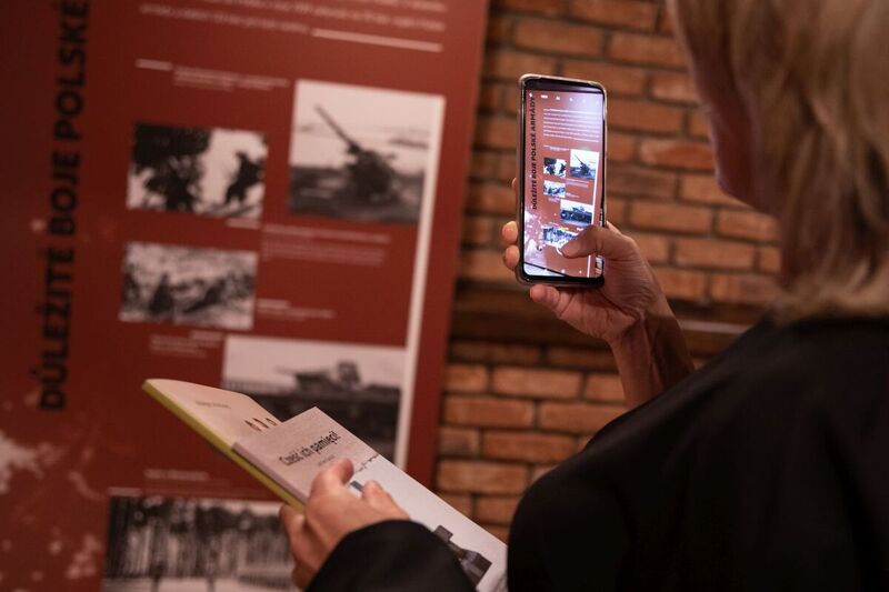The commemoration of the defenders of the tunnel and railway station near Jabłonków (Czech Republic), 23 August 2022; Photo: Mikołaj Bujak IPN