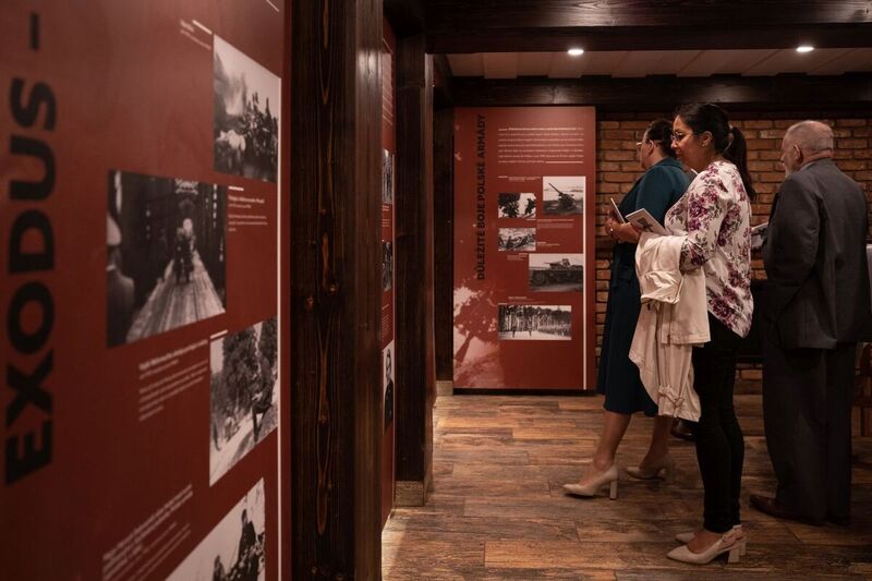 The commemoration of the defenders of the tunnel and railway station near Jabłonków (Czech Republic), 23 August 2022; Photo: Mikołaj Bujak IPN