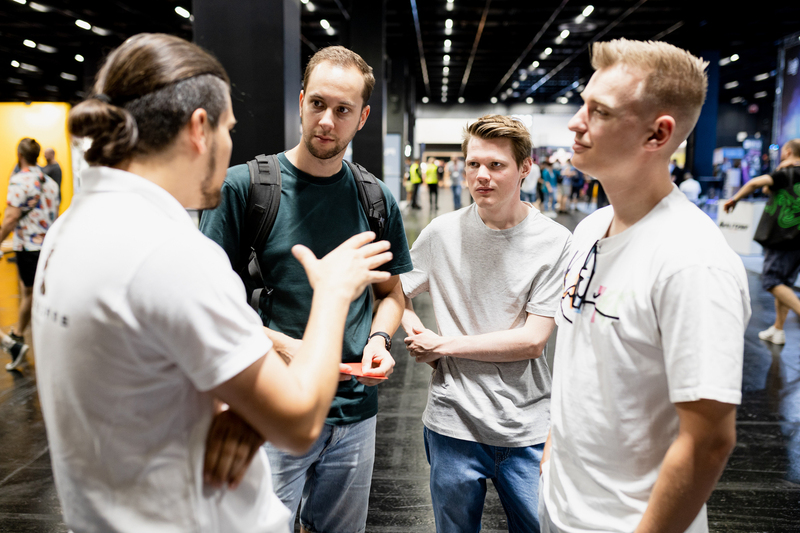 The IPN New Technology Division at the largest computer games fair - GAMESCOM; Photo:. Aneta Wigłasz