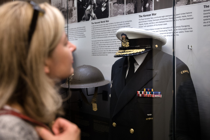 A visit of the representatives of the Institute of National Remembrance at the Royal Canadian Military Institute, 24 August 2022