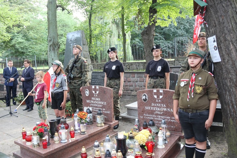 The 76th anniversary of the death of Danuta Siedzikówna "Inka" and Feliks Selmanowicz "Zagończyk", Gdańsk 28 August 2022