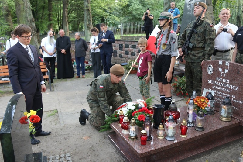 The 76th anniversary of the death of Danuta Siedzikówna "Inka" and Feliks Selmanowicz "Zagończyk", Gdańsk 28 August 2022