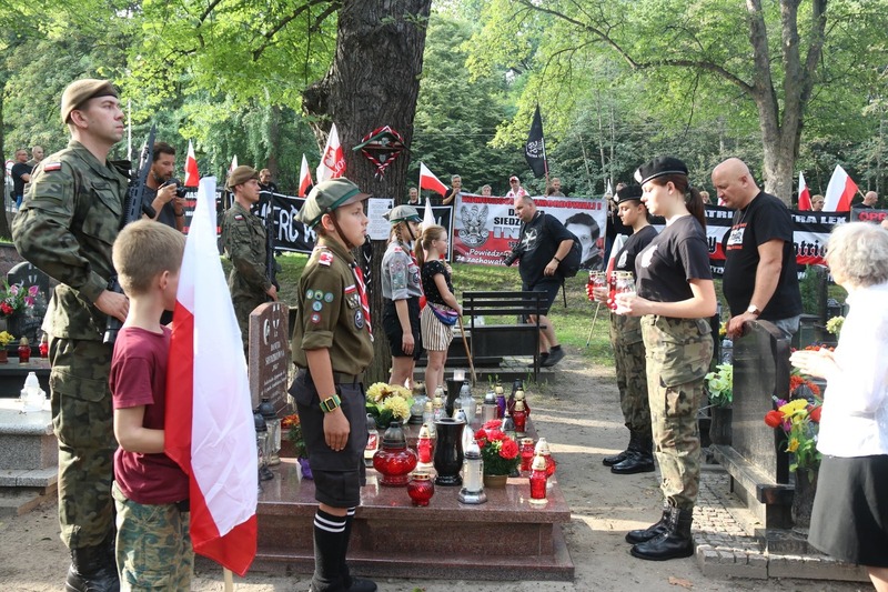 The 76th anniversary of the death of Danuta Siedzikówna "Inka" and Feliks Selmanowicz "Zagończyk", Gdańsk 28 August 2022