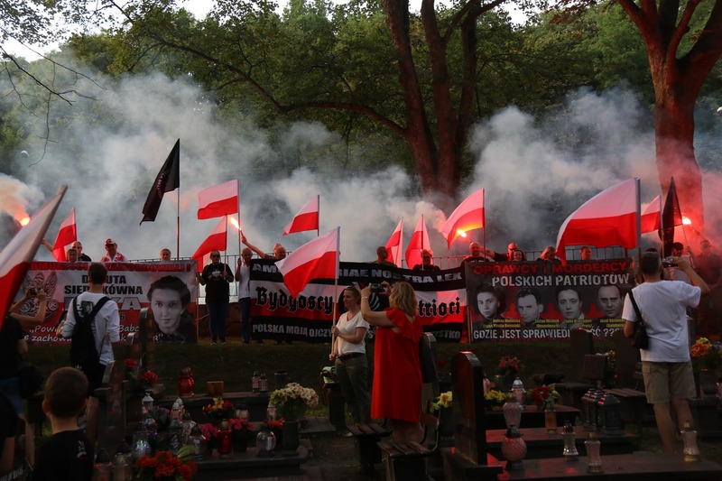 The 76th anniversary of the death of Danuta Siedzikówna "Inka" and Feliks Selmanowicz "Zagończyk", Gdańsk 28 August 2022