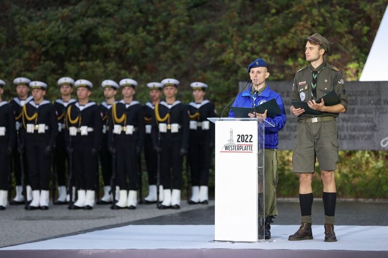 Commemorations marking the 83th anniversary of the outbreak of World War II at Westerplatte - 1 September 2022 - Photo: Mikołaj Bujak (IPN)